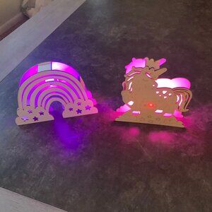 2/$7 DIY Duo Wooden LED Night Lights